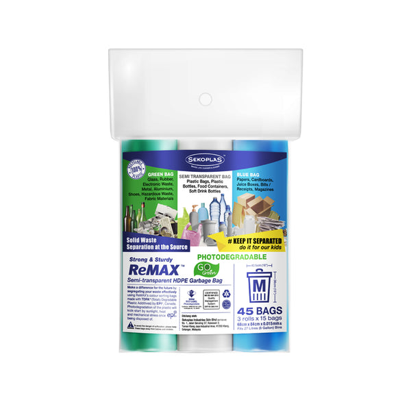 Sekoplas Remax 3 in 1 Medium Roll 15pcs x 68 x 84cm 1pack