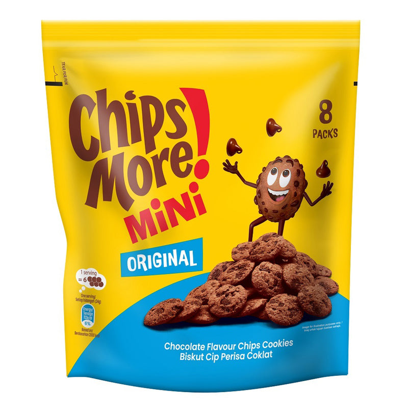 Mini Chipsmore Original Chocolate Chip Cookies 28g x 8