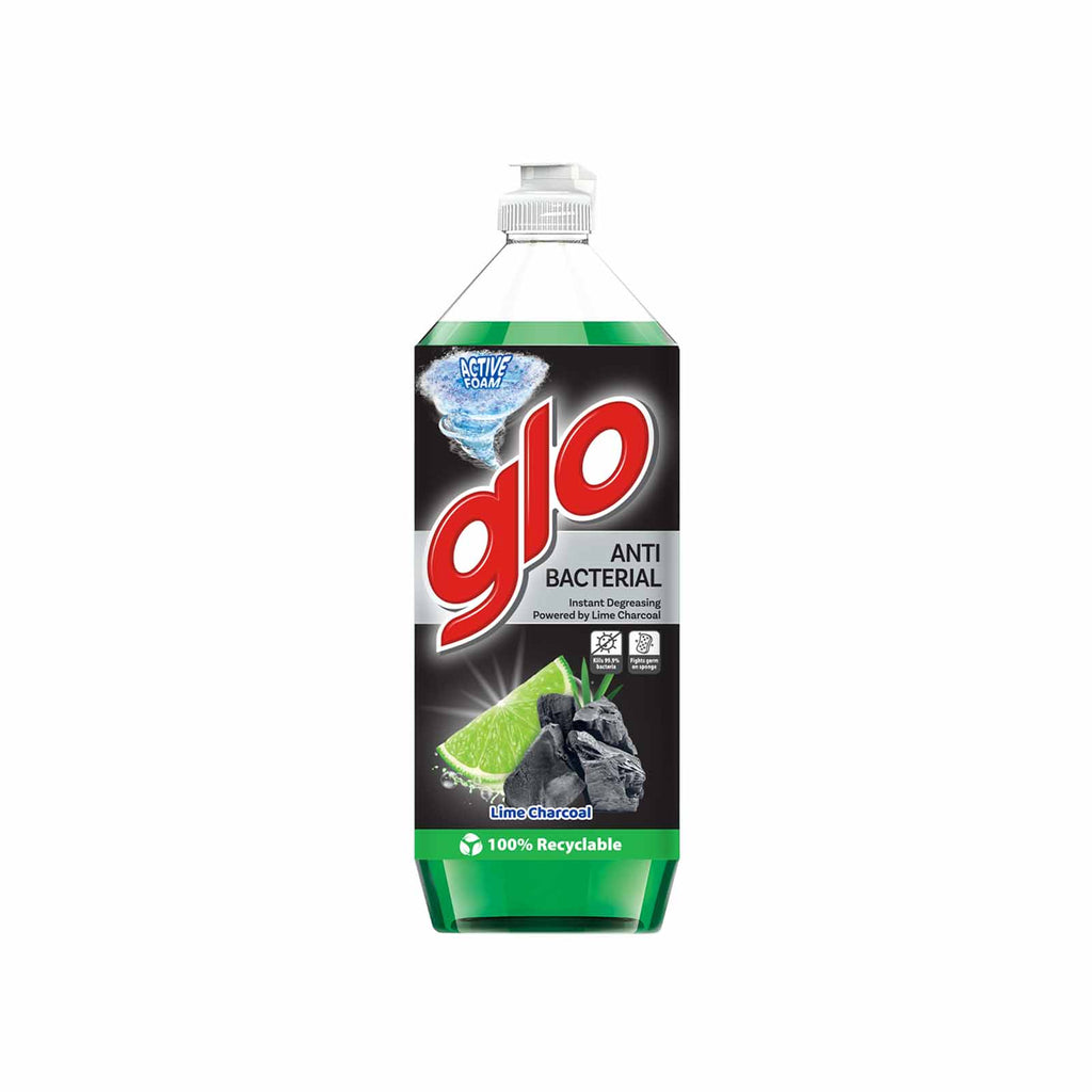 Glo Charcoal Lime Dishwashing Liquid 800ml