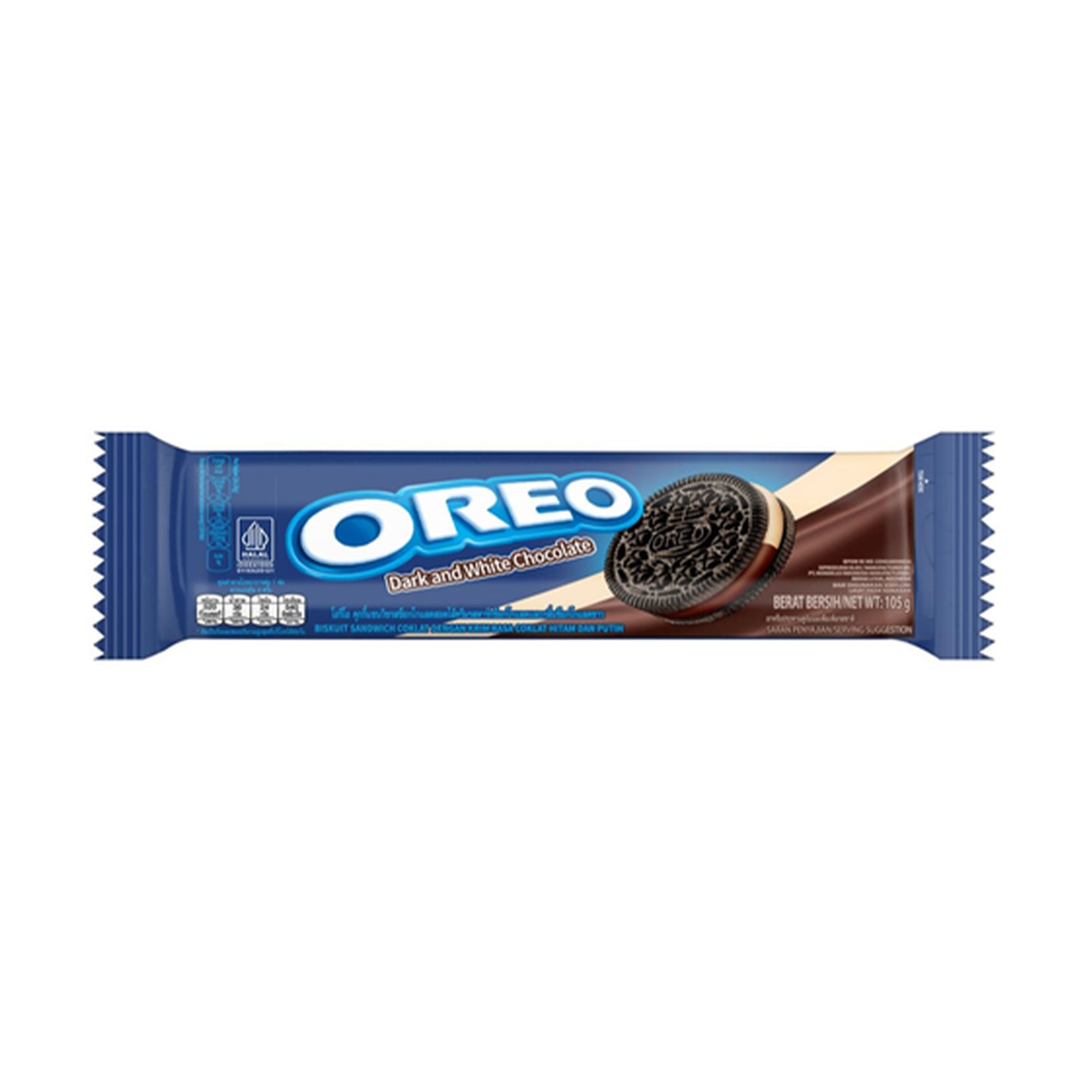 Oreo Dark and White Chocolate Flavoured Cream Sandwich Cookies 123.5g