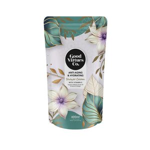 Good Virtues Co Anti Aging and Hydrating Shower Cream Refill 600ml