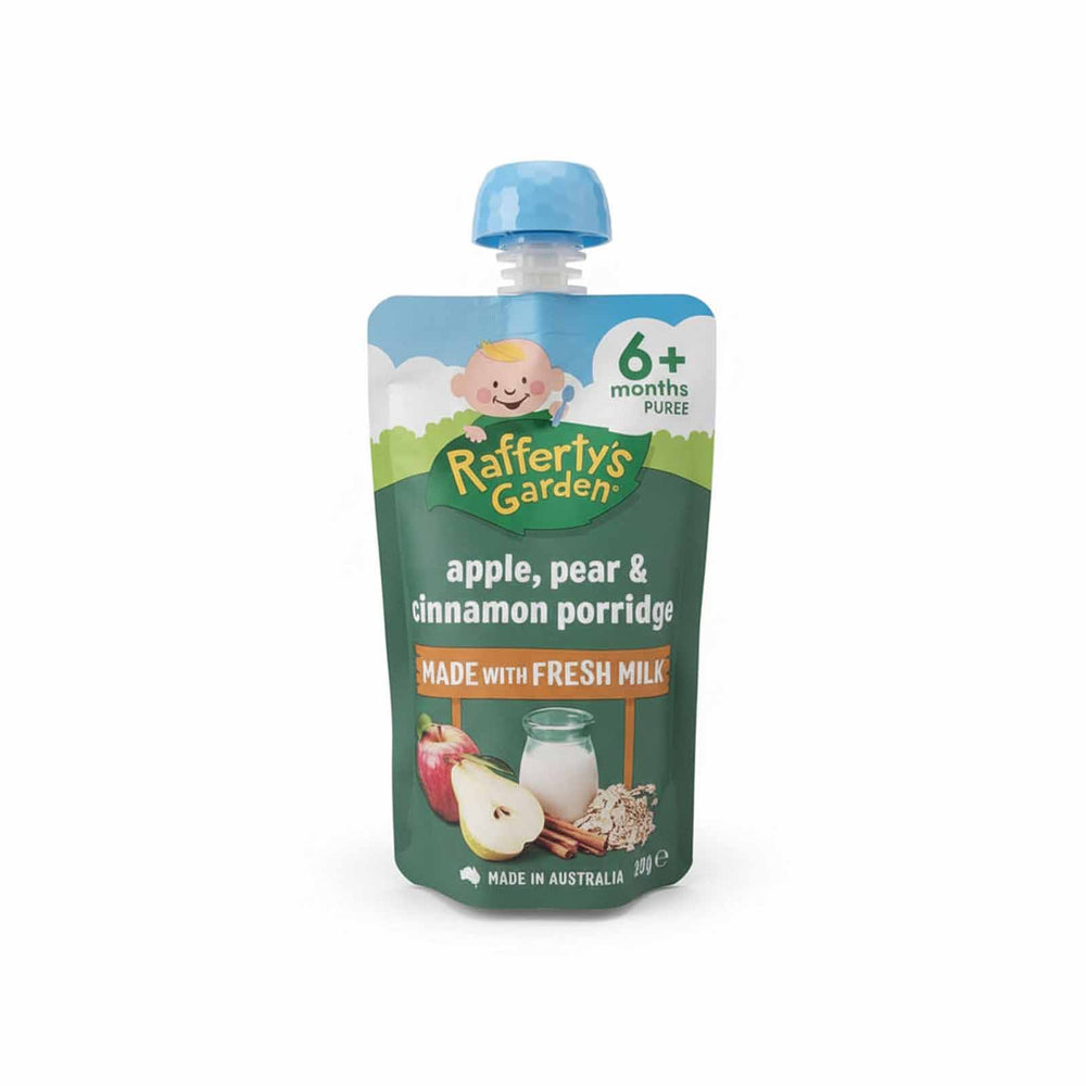 RaffertyÃ¢â‚¬â„¢s Garden Apple, Pear & Cinnamon Ready-to-Eat Porridge 120g