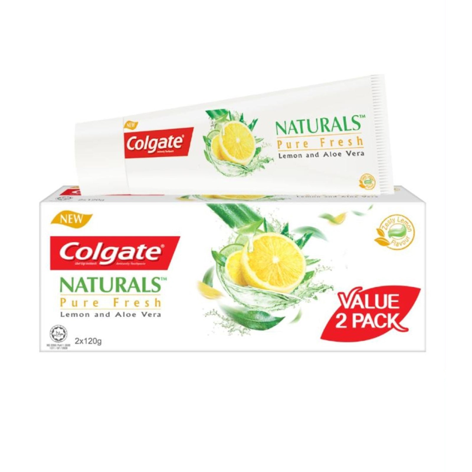Colgate Naturals Pure Fresh Value Pack 120g x 2