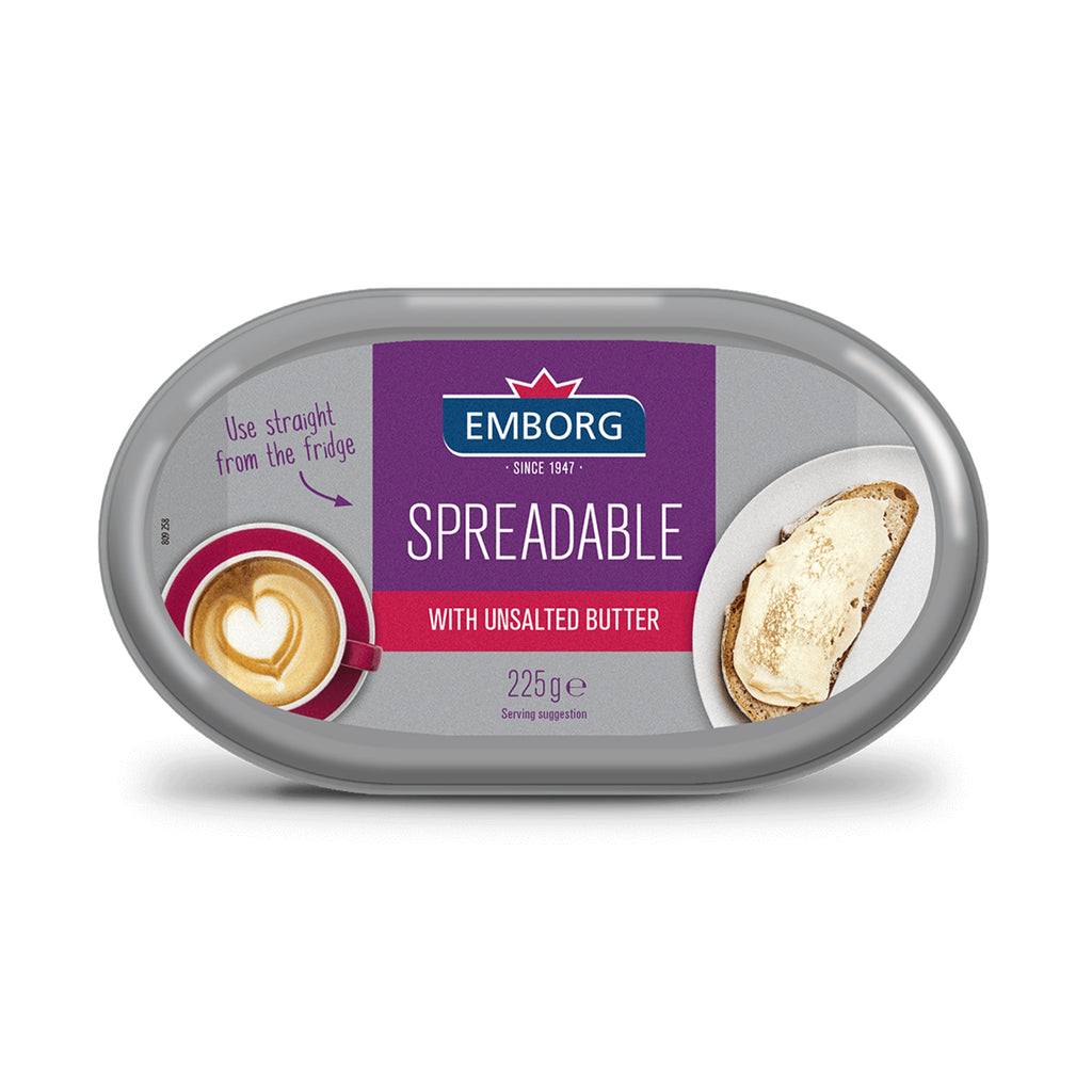 Emborg Spreadable Unsalted Butter 225g