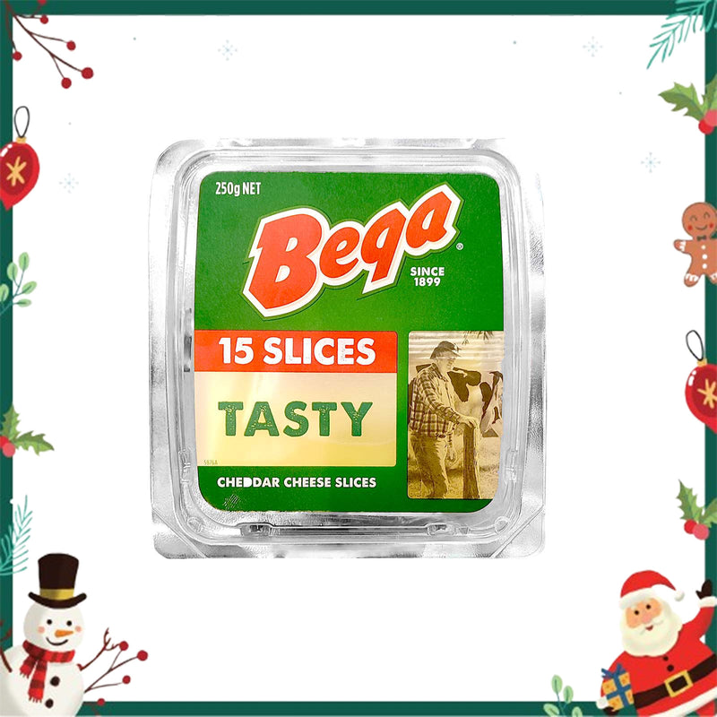 Bega Farmers Tasty Natural Cheese Slices 250g