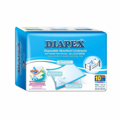 Diapex Basic Disposable Underpads (Medium) 10pcs/pack