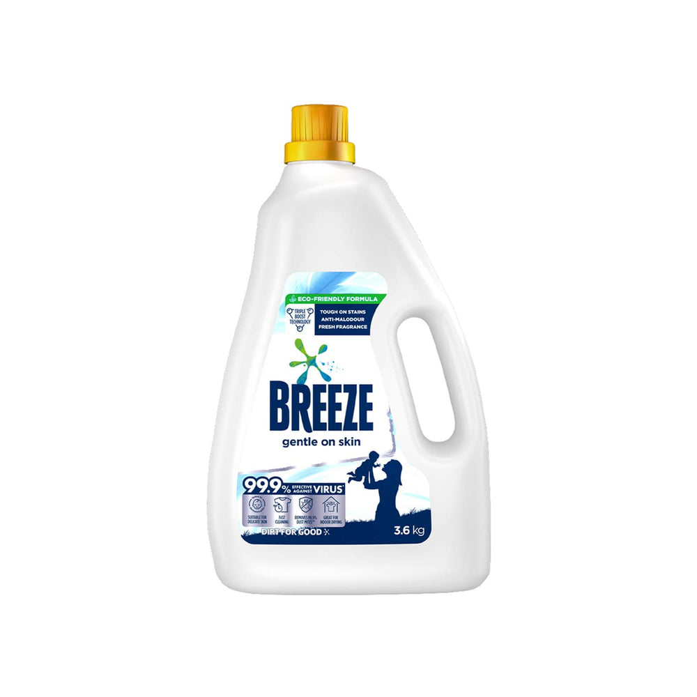 Breeze Detergent Liquid Gentle On Skin 3.6kg