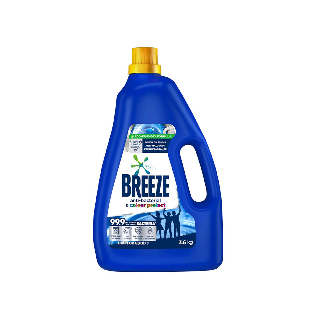 Breeze Detergent Liquid Anti-Bacterial & Colour Protect 3.6kg