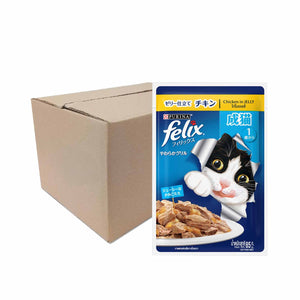Felix Adult Chicken Cat Food Pouch 70g