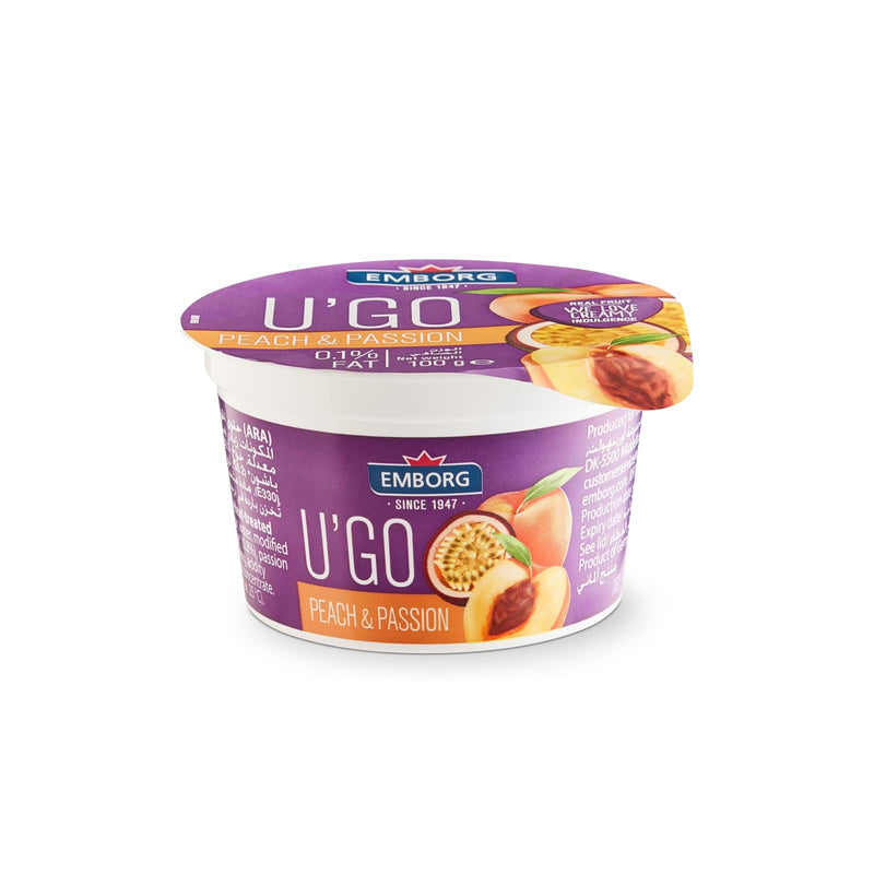 Emborg UGO Peach and Passionfruit 100g