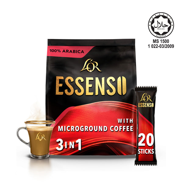 Lor essenso with Microground Instant 3 in 1 Coffee 24g x 20