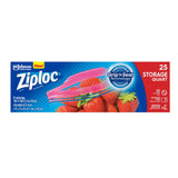 Ziploc Storage Quart Bags 25pcs/pack