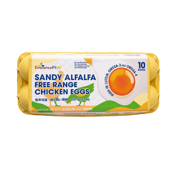 Sandy Free Range Chicken Eggs 10pcs/pack (highest price)