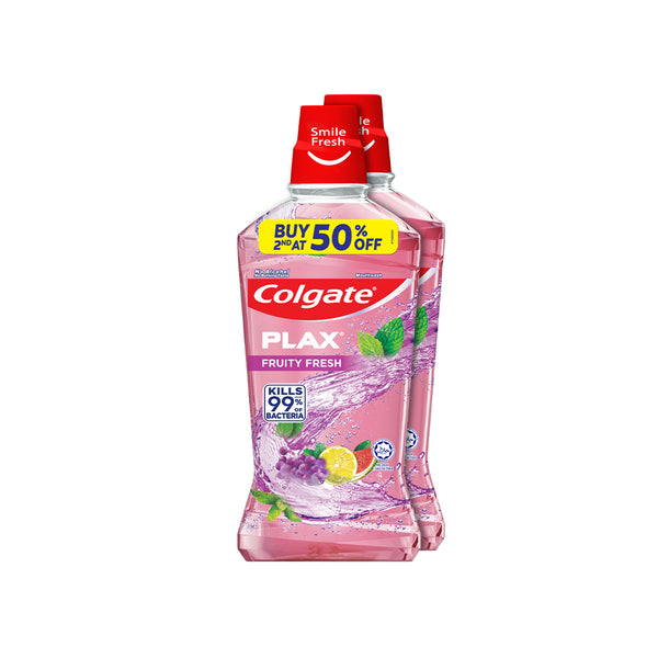 Plax Mouthwash Fruity Fresh Flavour 750ml