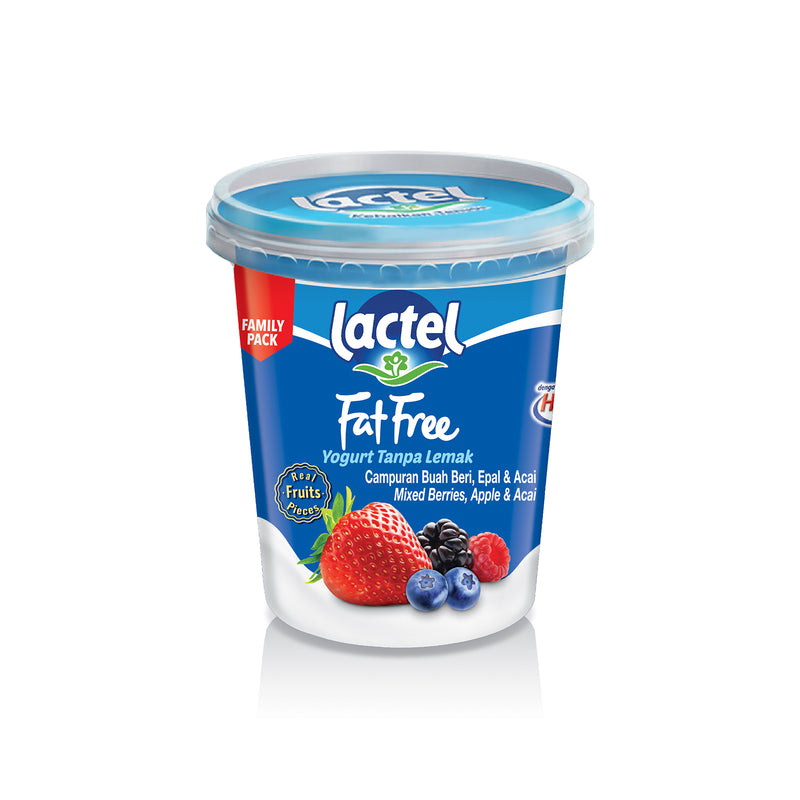 Lactel Fat Free Mixed Berries Yogurt 470g