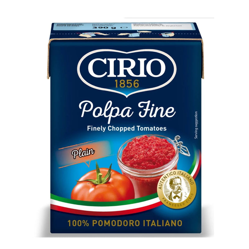 CIRIO POLPA FINE CHOPTOMATOES CHILI 390G