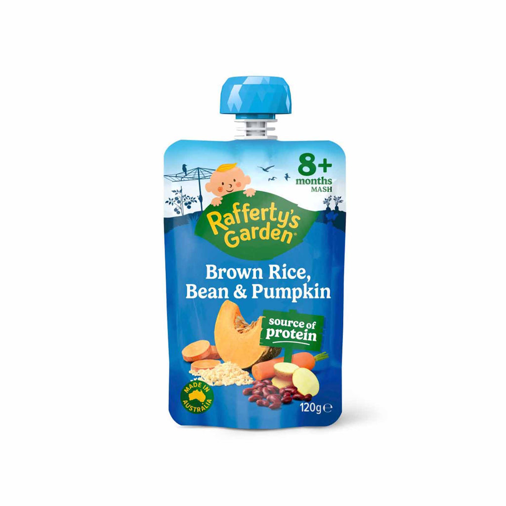 Rafferty Garden Brown Rice, Bean and Pumpkin (Pouch) 120g