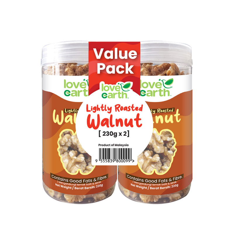 Love Earth Natural Walnut (Twinpack) 230g x 2