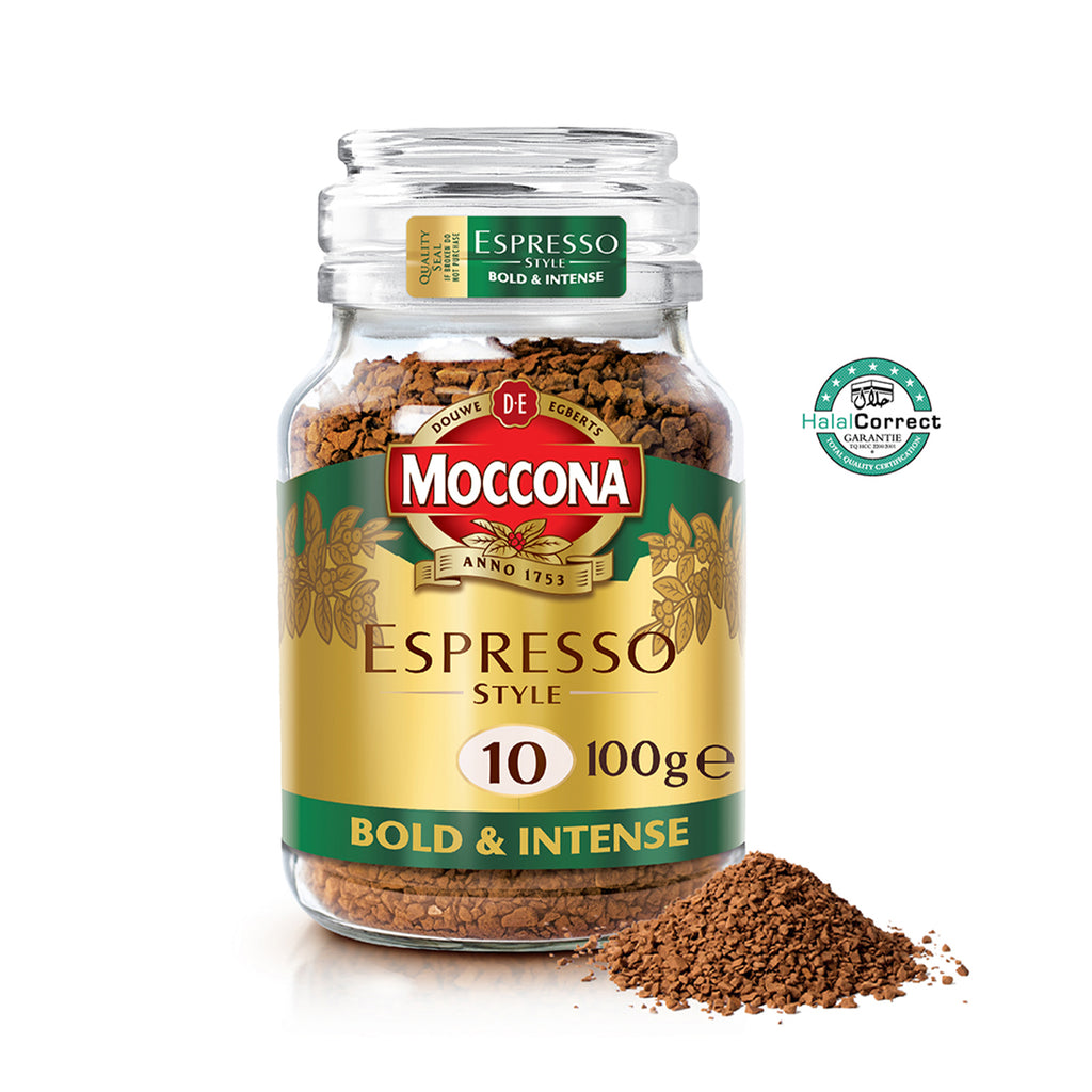 Moccona Espresso Style Intensity 10 Freeze Dried Instant Coffee 100g