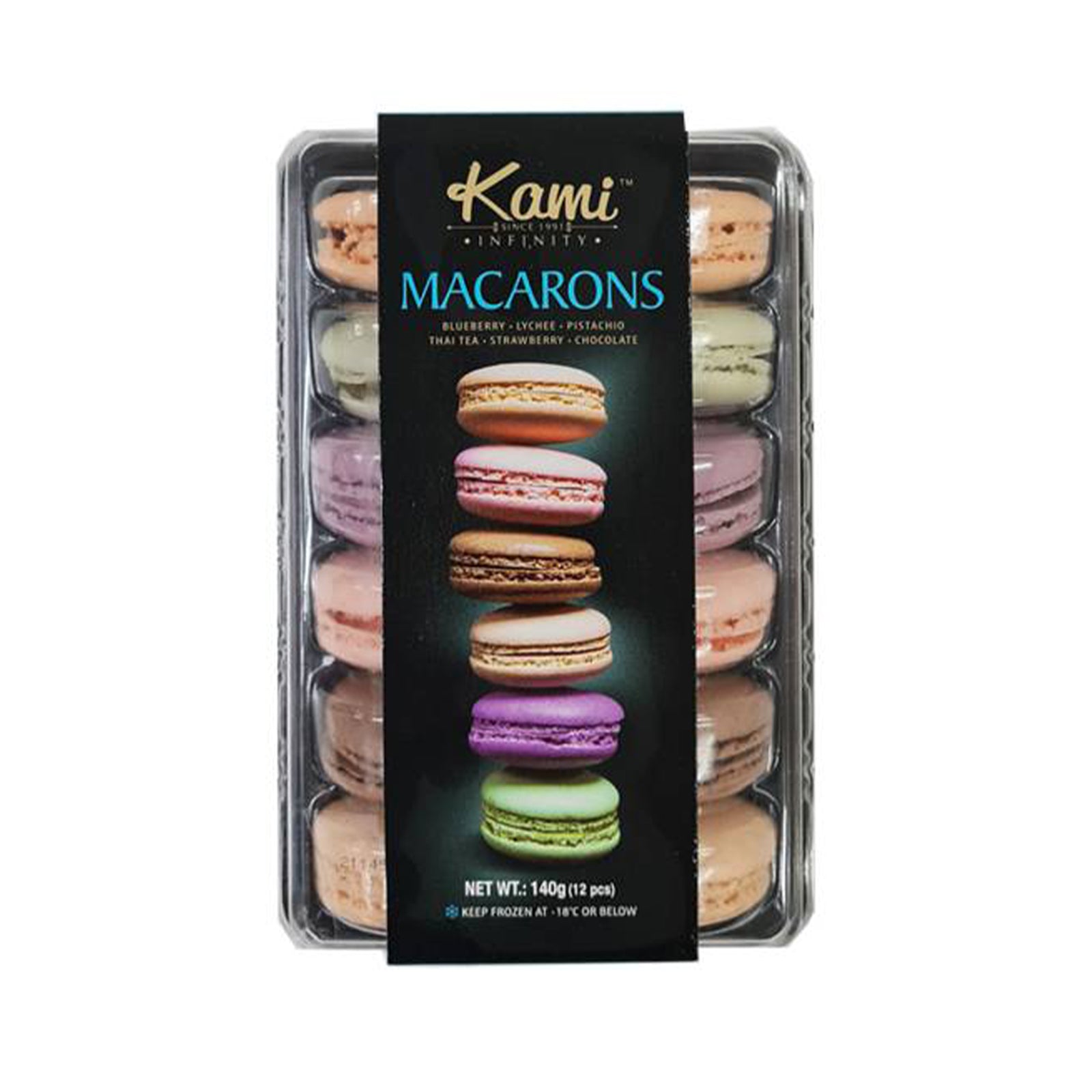 Kami Mixed Macarons 140g
