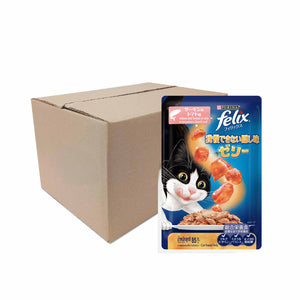 Felix Sensation Salmon And Tomato Cat Food Pouch 70g