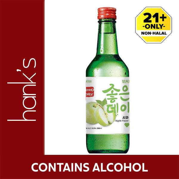 Good Day Green Apple Alcohol 12.5% Soju 360ml (highest price)