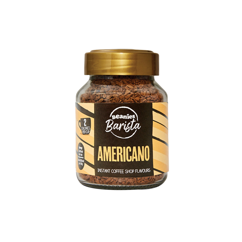 Beanies Barista Range Americano Instant Coffee 50g
