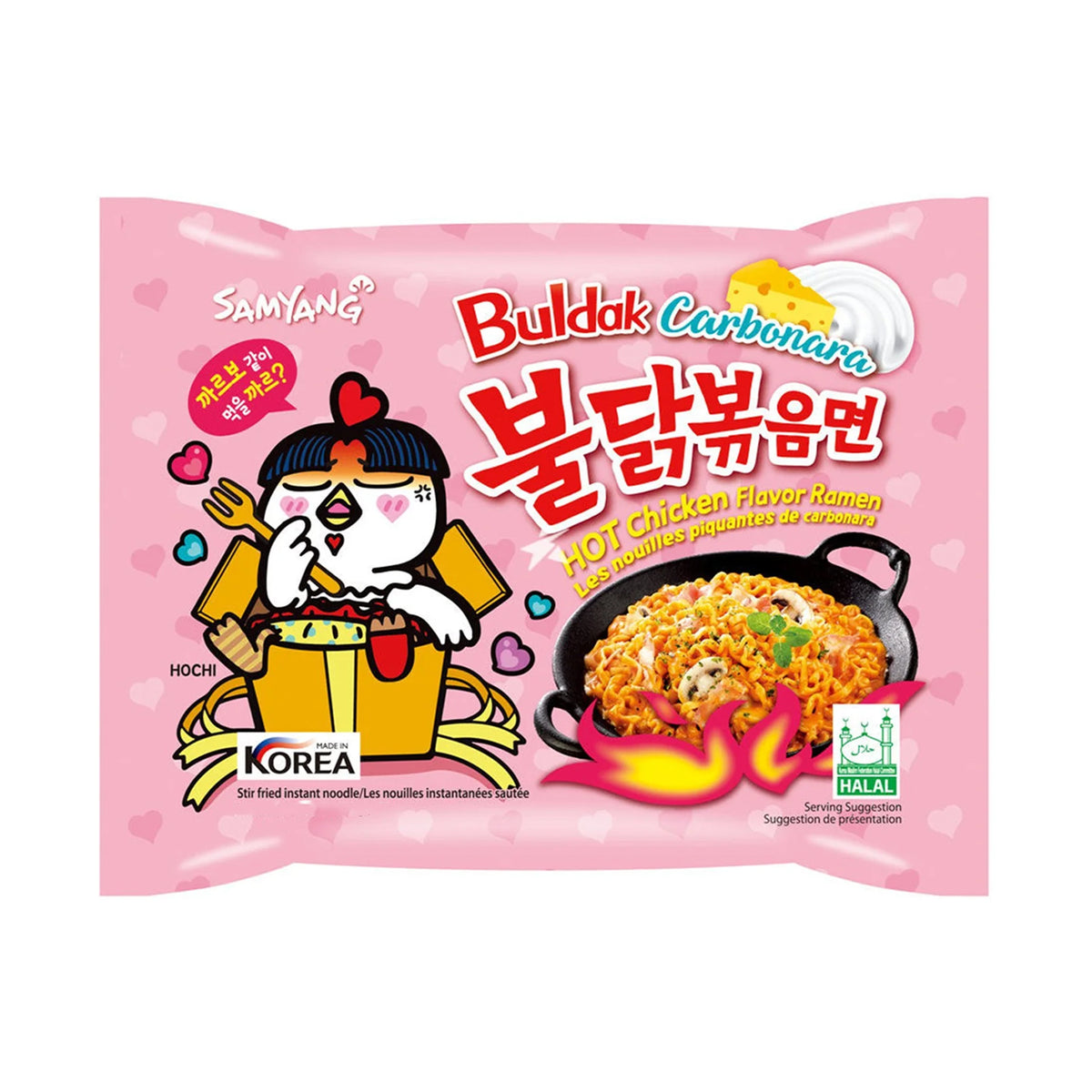 Samyang Carbonara Hot Chicken Flavour Ramen 130g