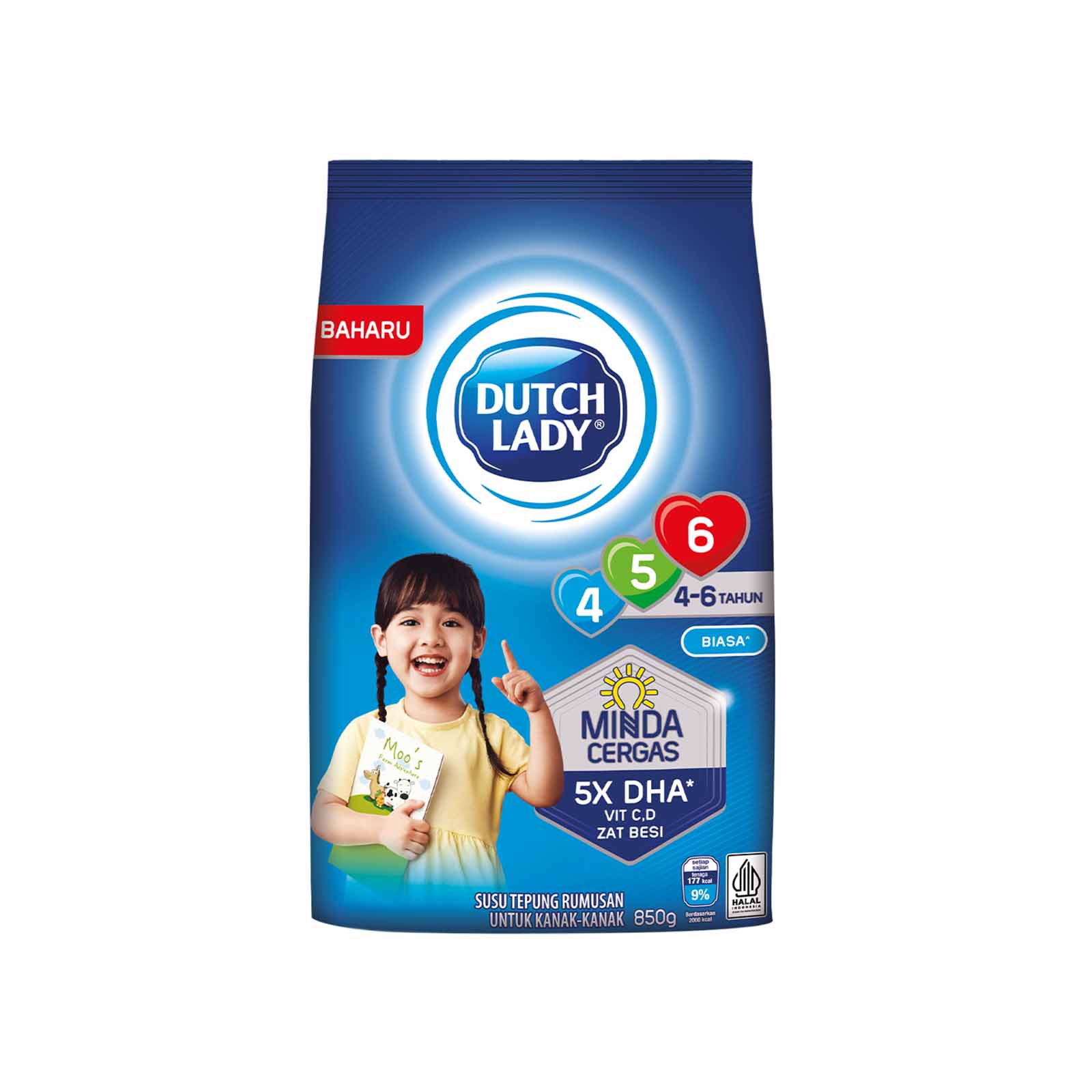 Dutch Lady 456 Growing Up Milk 850g