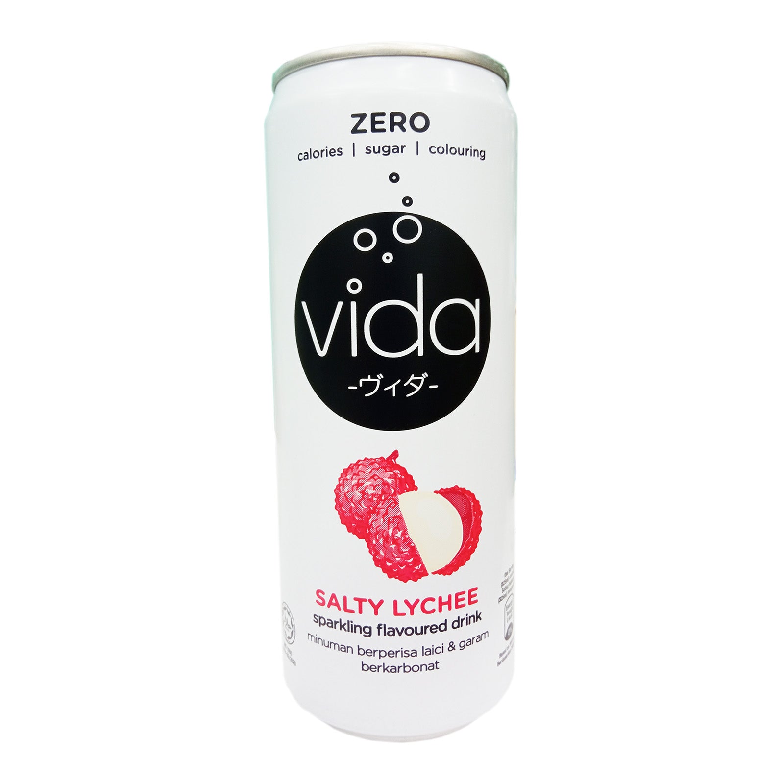 Vida Zero Salty Lychee Sparkling Drink 325ml