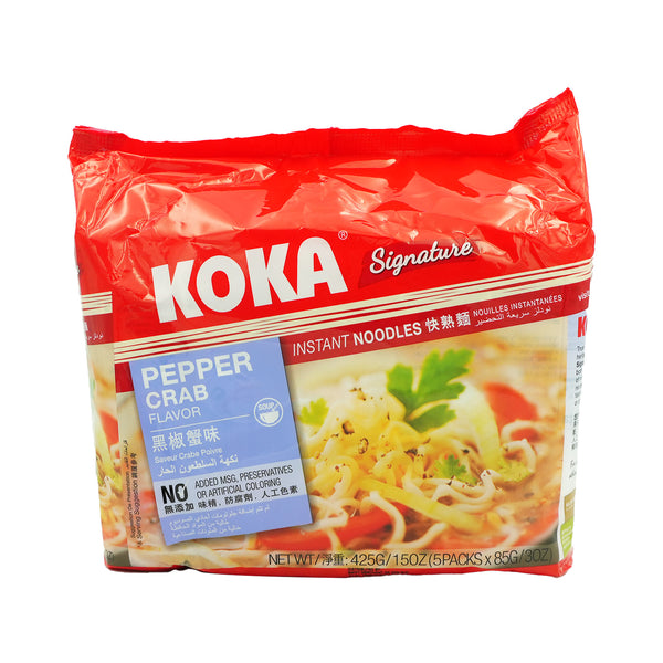 Koka Signature Pepper Crab Flavour Instant Noodles 85g x 5 (highest price)
