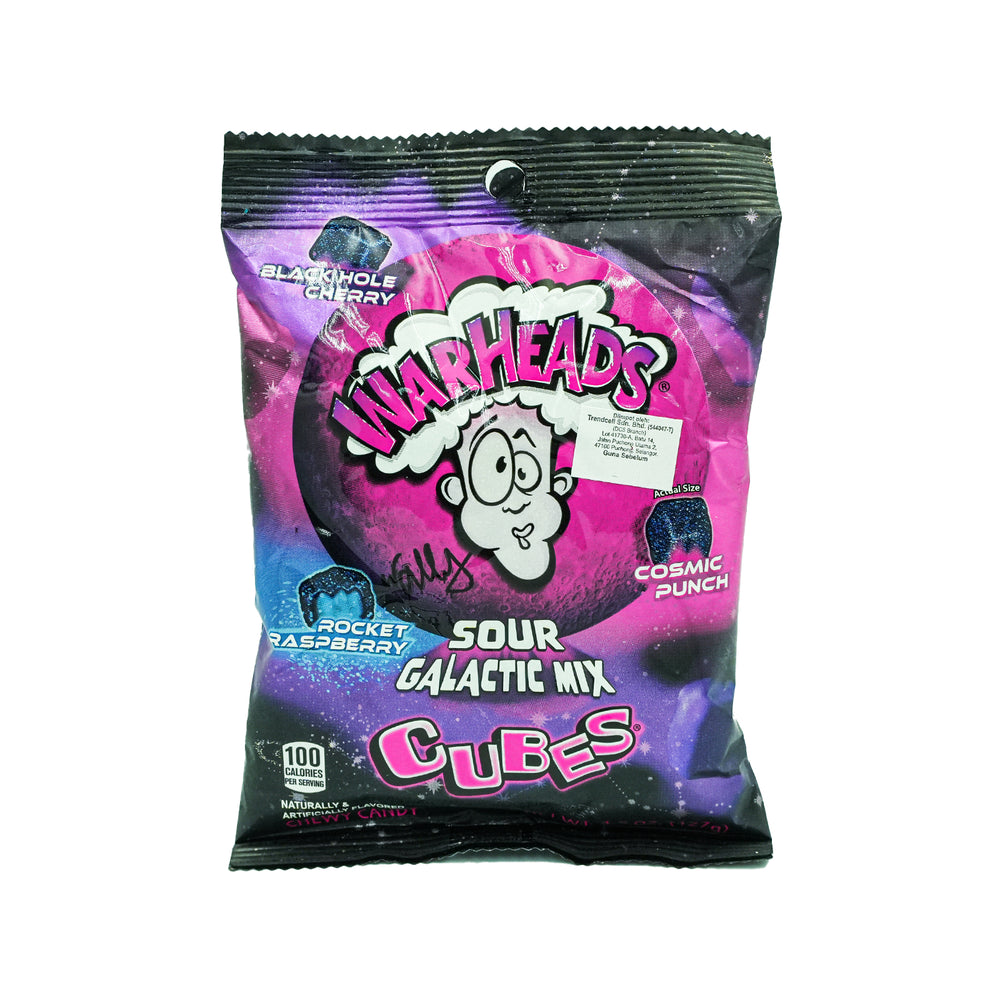 Warheads Galactic Mixed Cubes Candies 127g