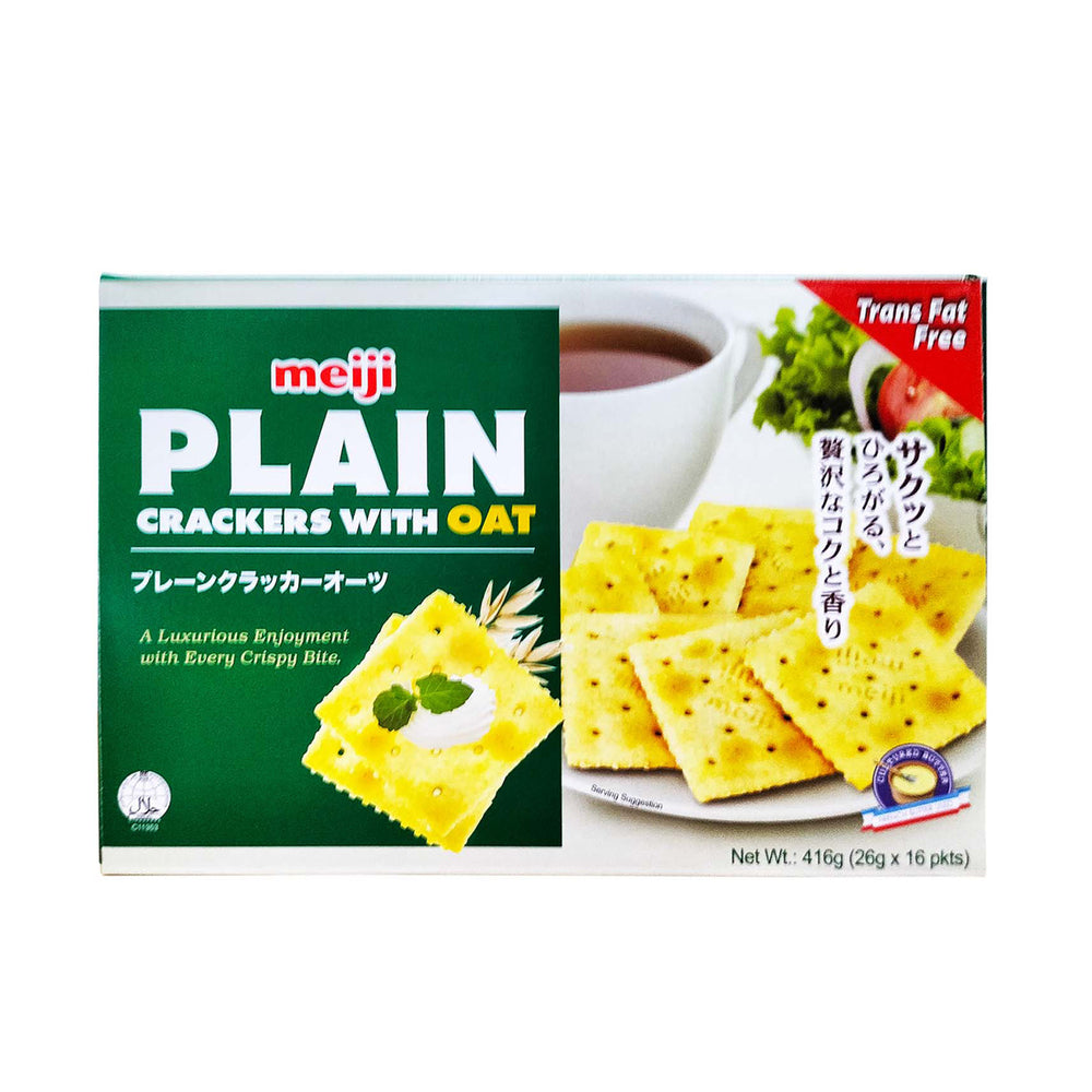 Meiji Plain Cracker with Oat 416g