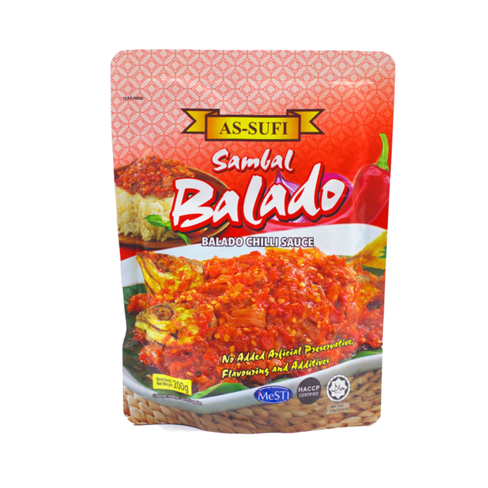 As-Sufi Sambal Balado Chilli Sauce 200g