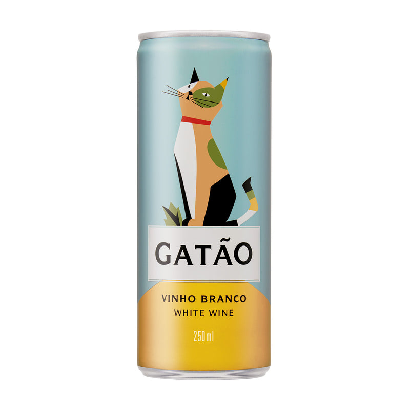 Gatao Vinho Verde White Wine Can (ABV 9%) 250ml