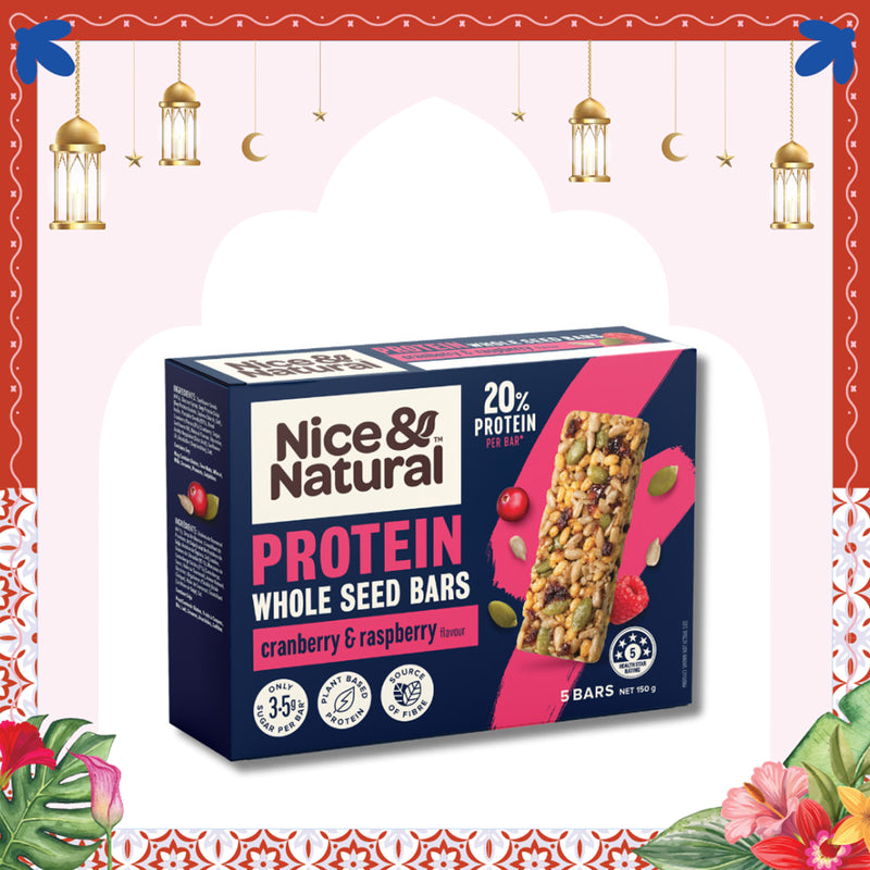 Nice And Natural Protein Whole Seed Cranberry Raspberry 150g