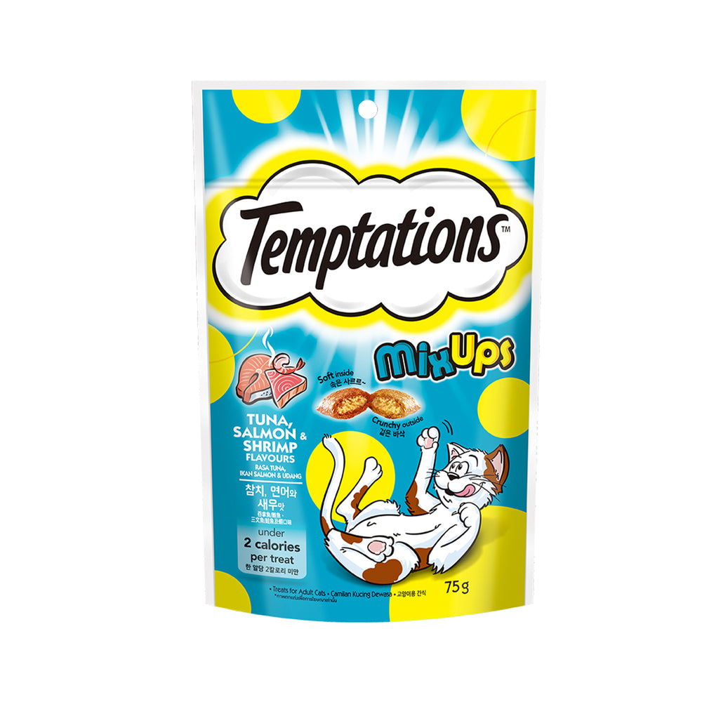 Temptation Mix Up Tuna, Salmon And Shrimp 75g