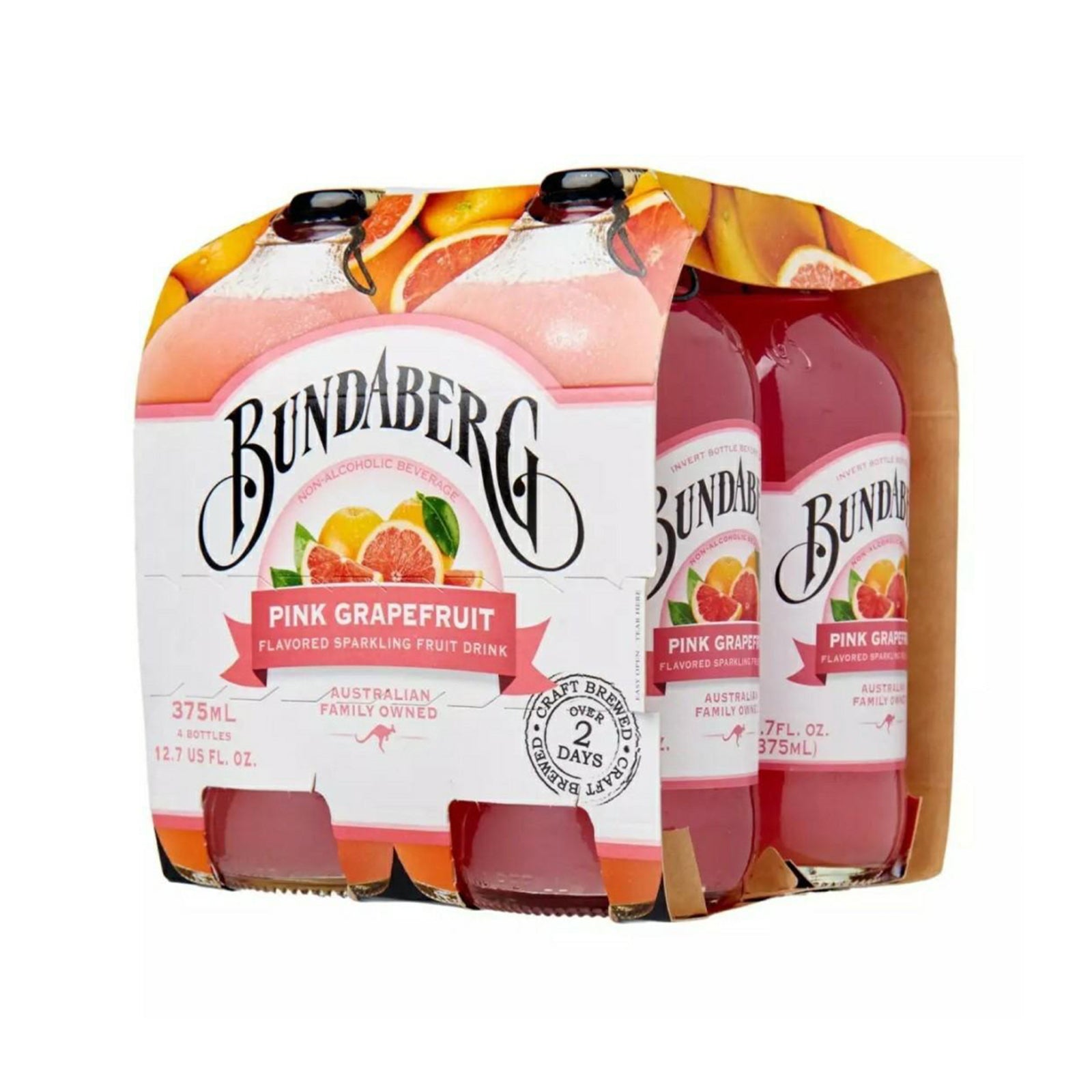 Bundaberg Pink Grapefruit Drink 375ml