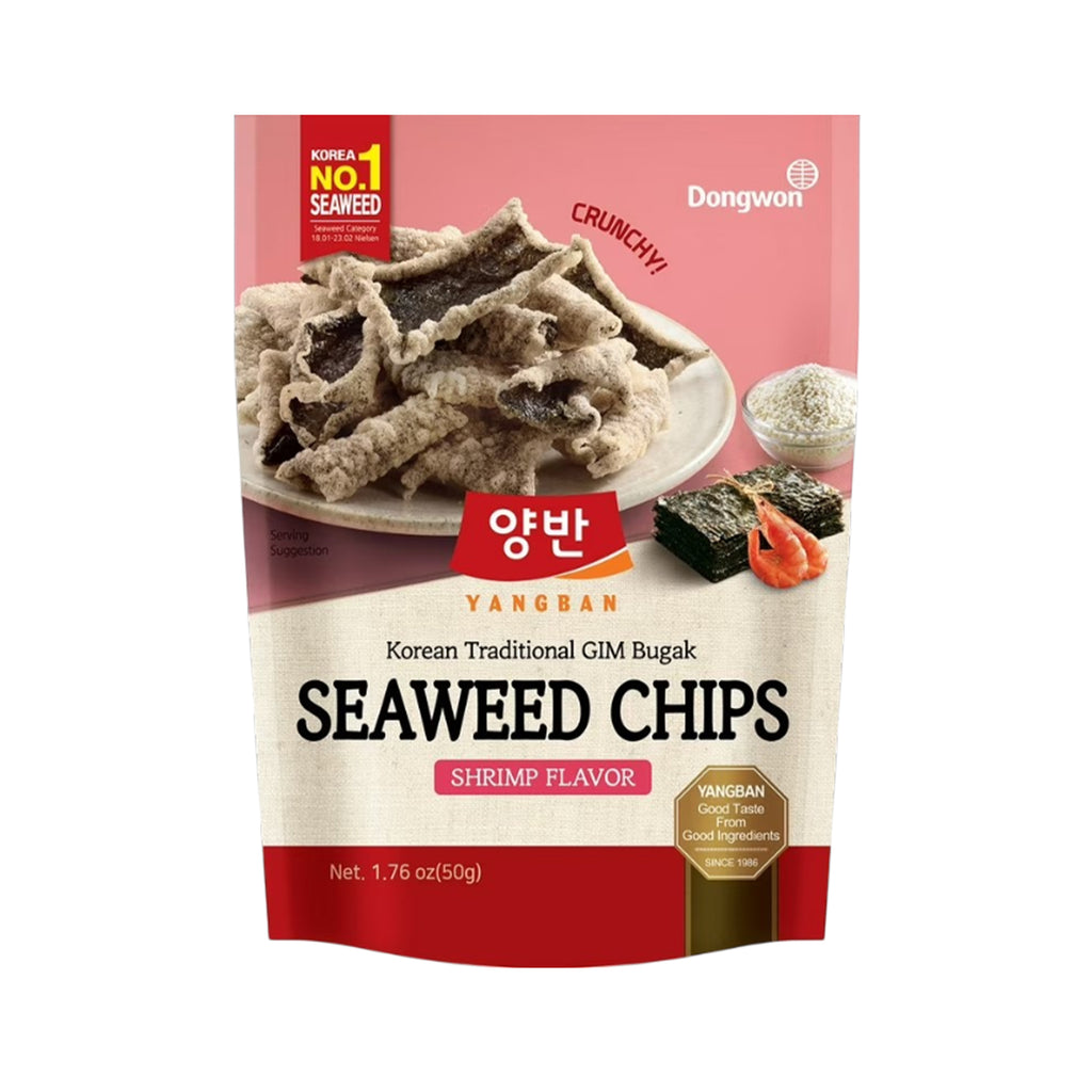 Yangban Bugak Seaweed Chips with Shrimp 50g