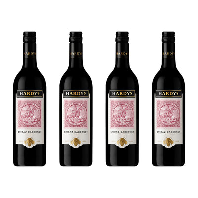 Hardys Stamp Shiraz Cabernet 750ml x 4