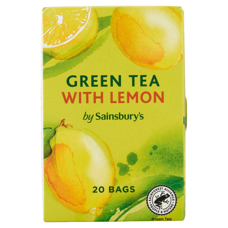 Sainsburys Green Tea Lemon Teabag 20pcs/pack