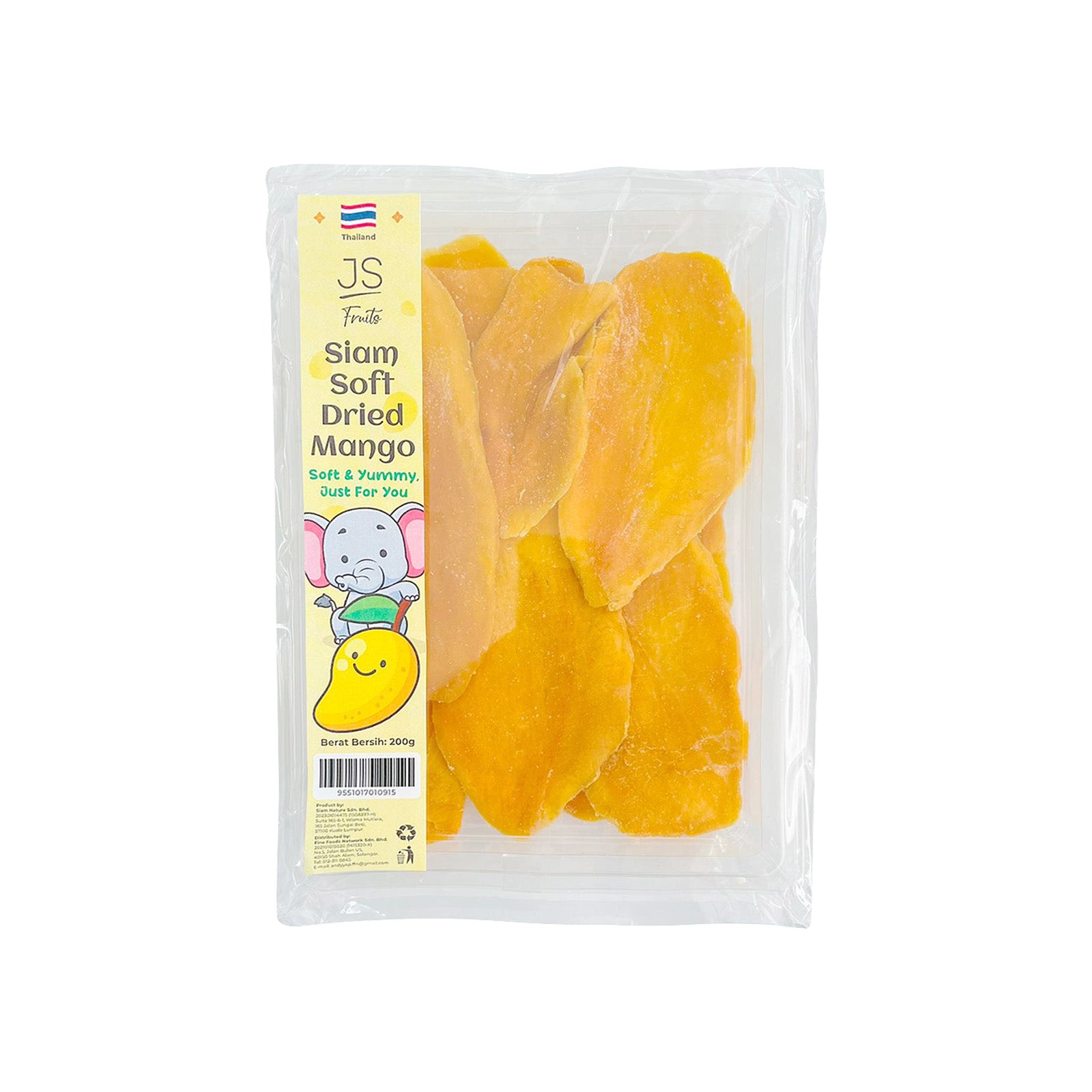 Dried Soft Mango (Thailand) 200g