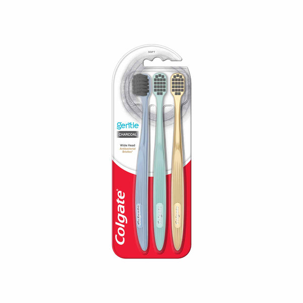 Colgate Gentle Charcoal Toothbrush 3pcs/pack