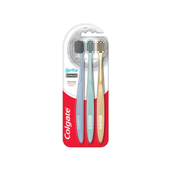 Colgate Gentle Charcoal Toothbrush 3pcs/pack (highest price)