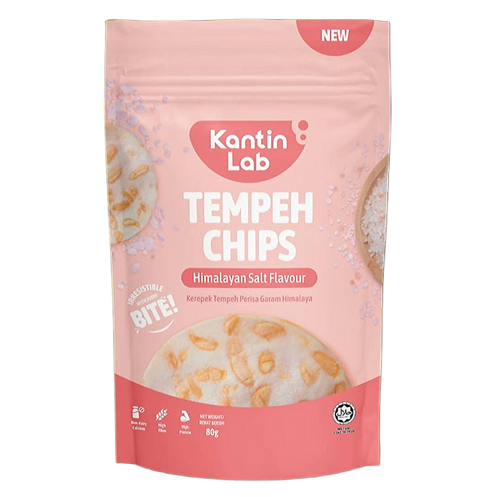 Kantin Lab Himalayan Salt Flavoured Tempeh Chip 80g