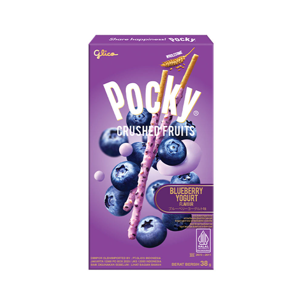 Pocky Crushed Fruits Blueberry Yogurt 38g