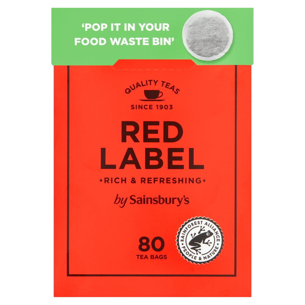 Sainsbury's Red Label Tea Bags 80pcs/pack