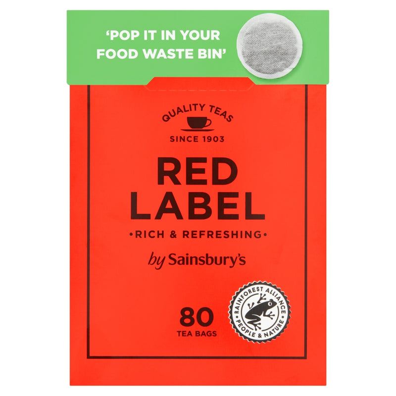 Sainsbury's Red Label Tea Bags 80pcs/pack