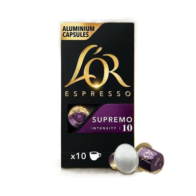 L'or Espresso Supremo Intensity 10 Coffee Capsules 10pcs/pack