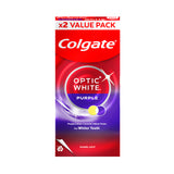 Colgate Optic White Purple Toothpaste Twinpack 100g x 2